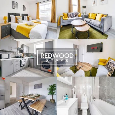 Brand New, 2 Bed 1 Bath, Modern Town Center Apartment, Free Wifi & Netflix By Redwood Stays Aldershot Exteriör bild