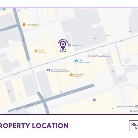 Brand New, 2 Bed 1 Bath, Modern Town Center Apartment, Free Wifi & Netflix By Redwood Stays Aldershot Exteriör bild